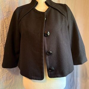 Black Bolero with Retro Silhouette